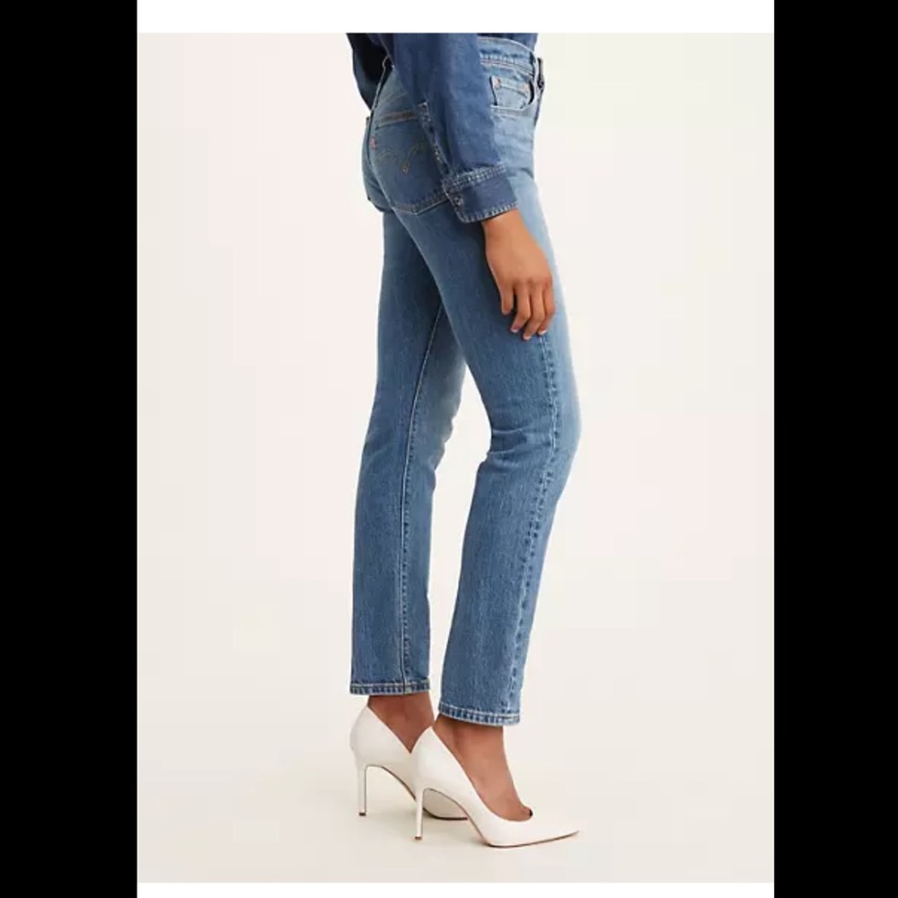 LEVI’S Premium 501® STRETCH SKINNY WOMEN'S JEANS - Picture 2 of 9